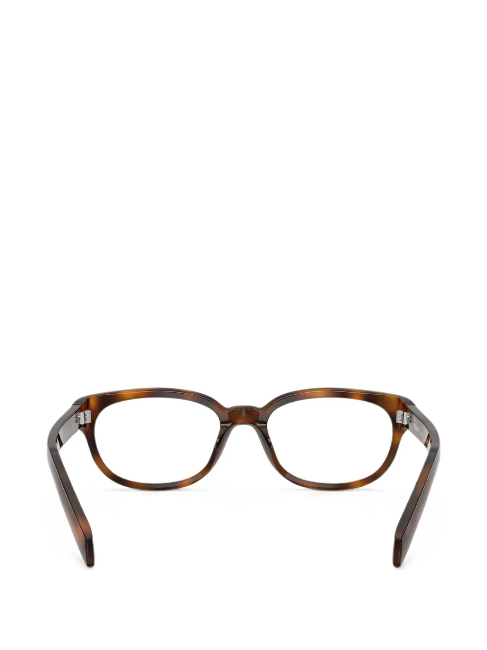 Prada Eyewear Bril met schildpadschild-effect Bruin