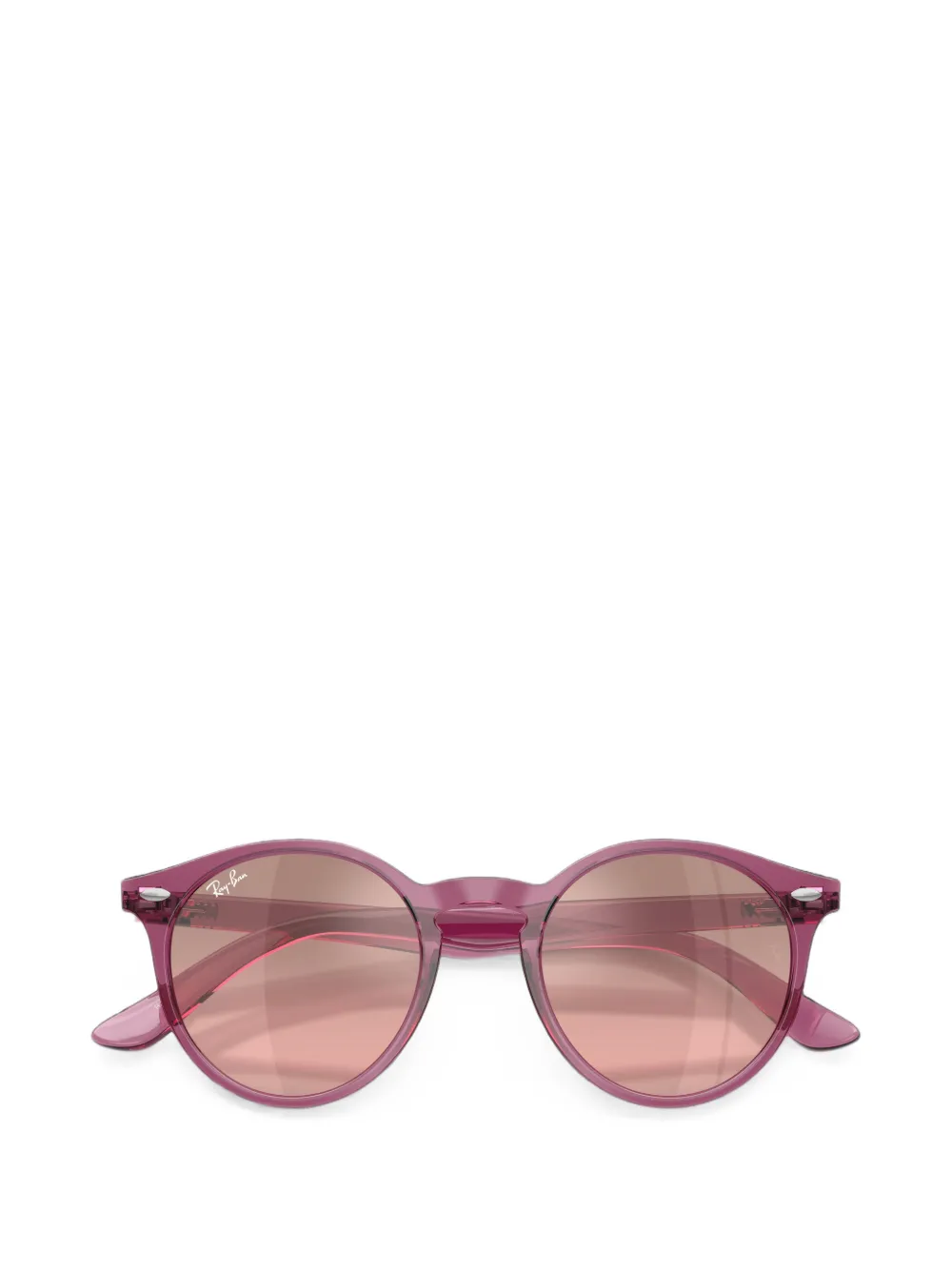 RAY-BAN JUNIOR Zonnebril met rond montuur Paars
