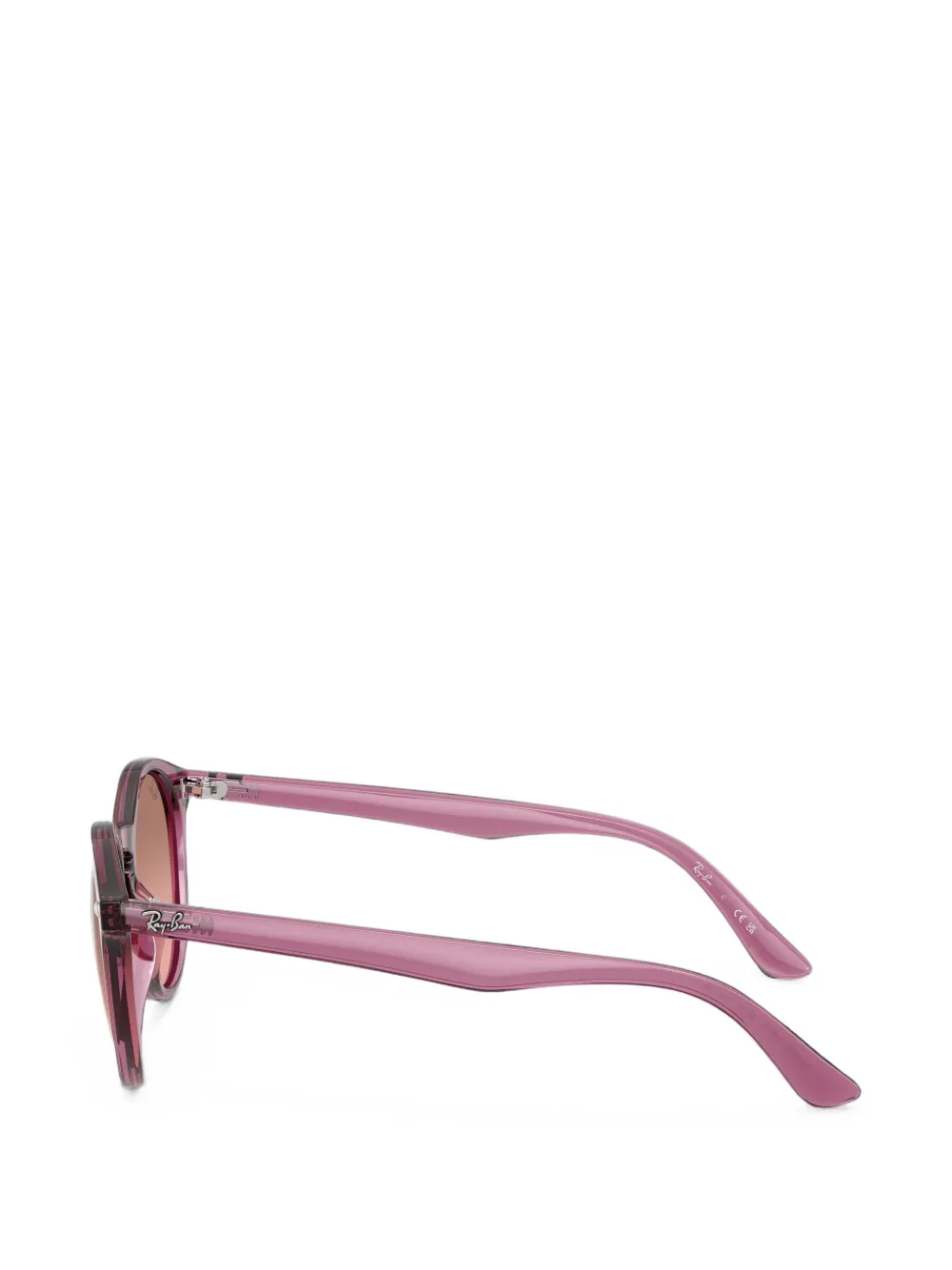 RAY-BAN JUNIOR Zonnebril met rond montuur Paars