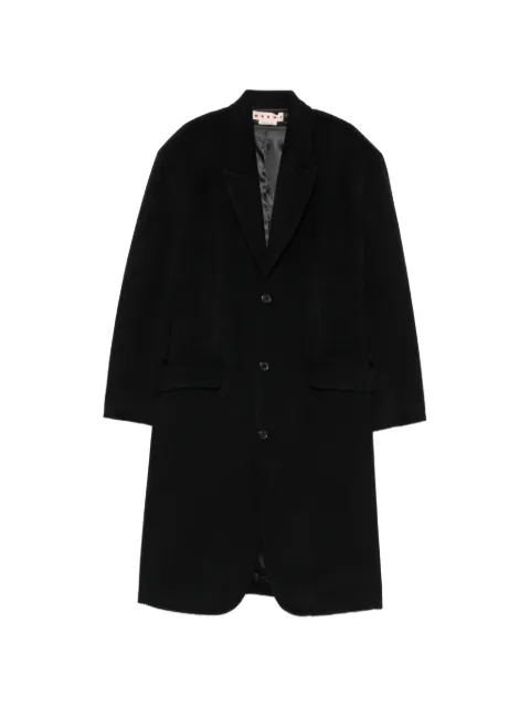 Marni single-breasted notched-lapels coat