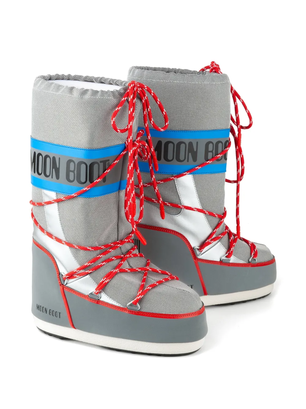 Moon Boot Kids Stivali da neve Iron Space Racing - Grigio