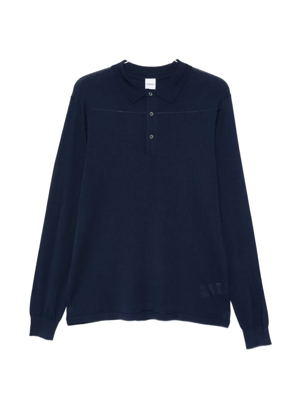 ASPESI Langärmeliges Poloshirt - Blau