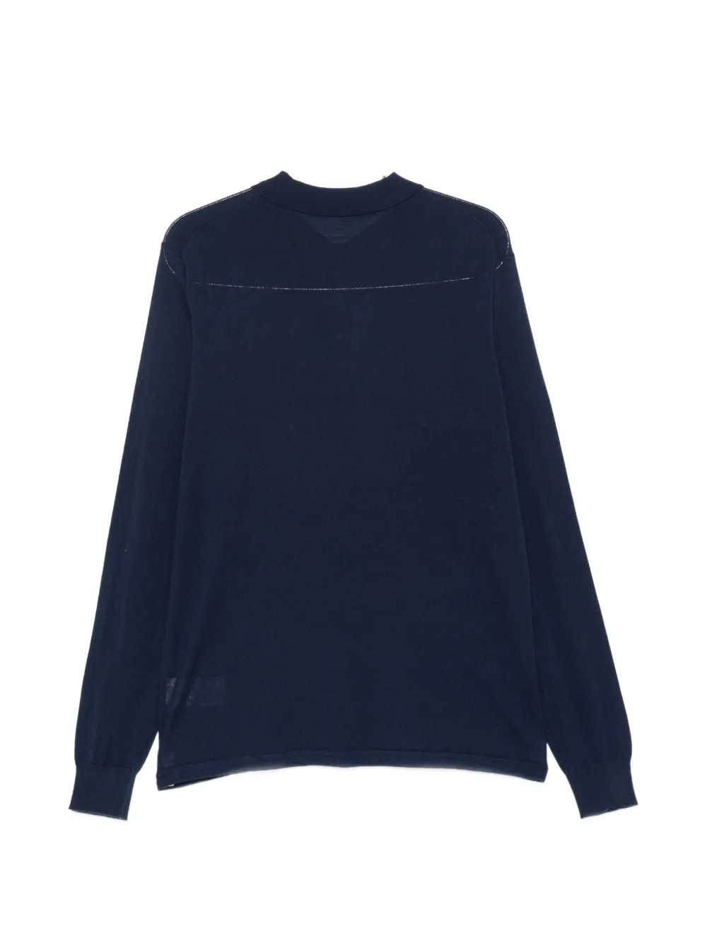 ASPESI Poloshirt met lange mouwen Blauw