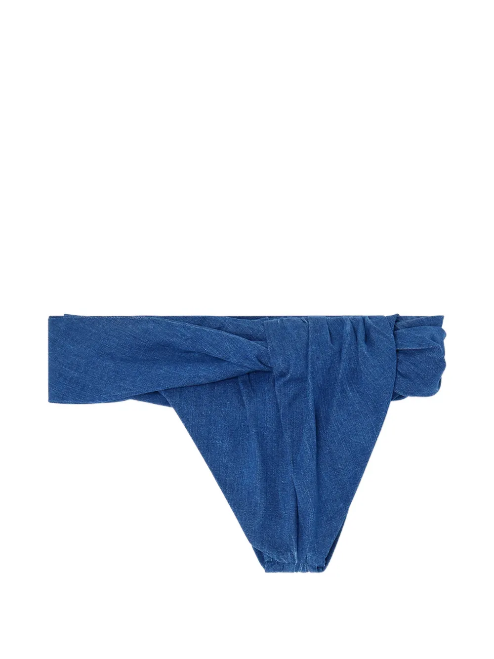 Diesel twisted hot pants in denim - Blu
