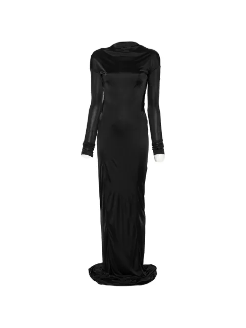 Petar Petrov Close Contact open-back long-sleeve maxi dress