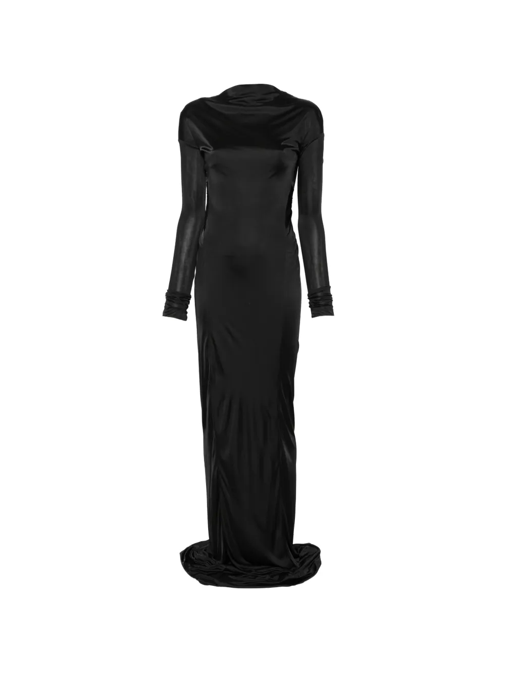 Petar Petrov Close Contact open-back long-sleeve maxi dress