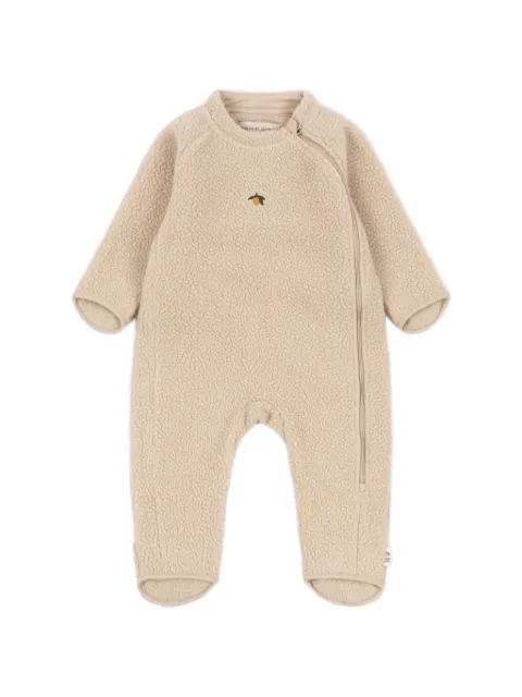 Konges Sløjd Safa teddy-fleece embroidered jumpsuit