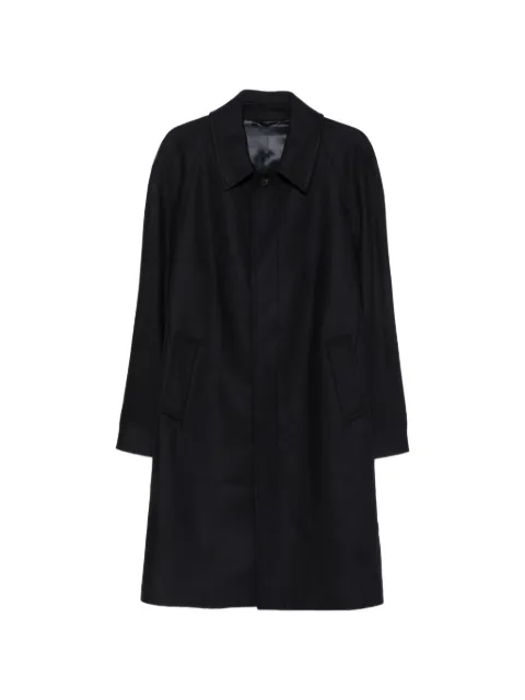 Lardini herringbone-weave raglan-sleeve coat