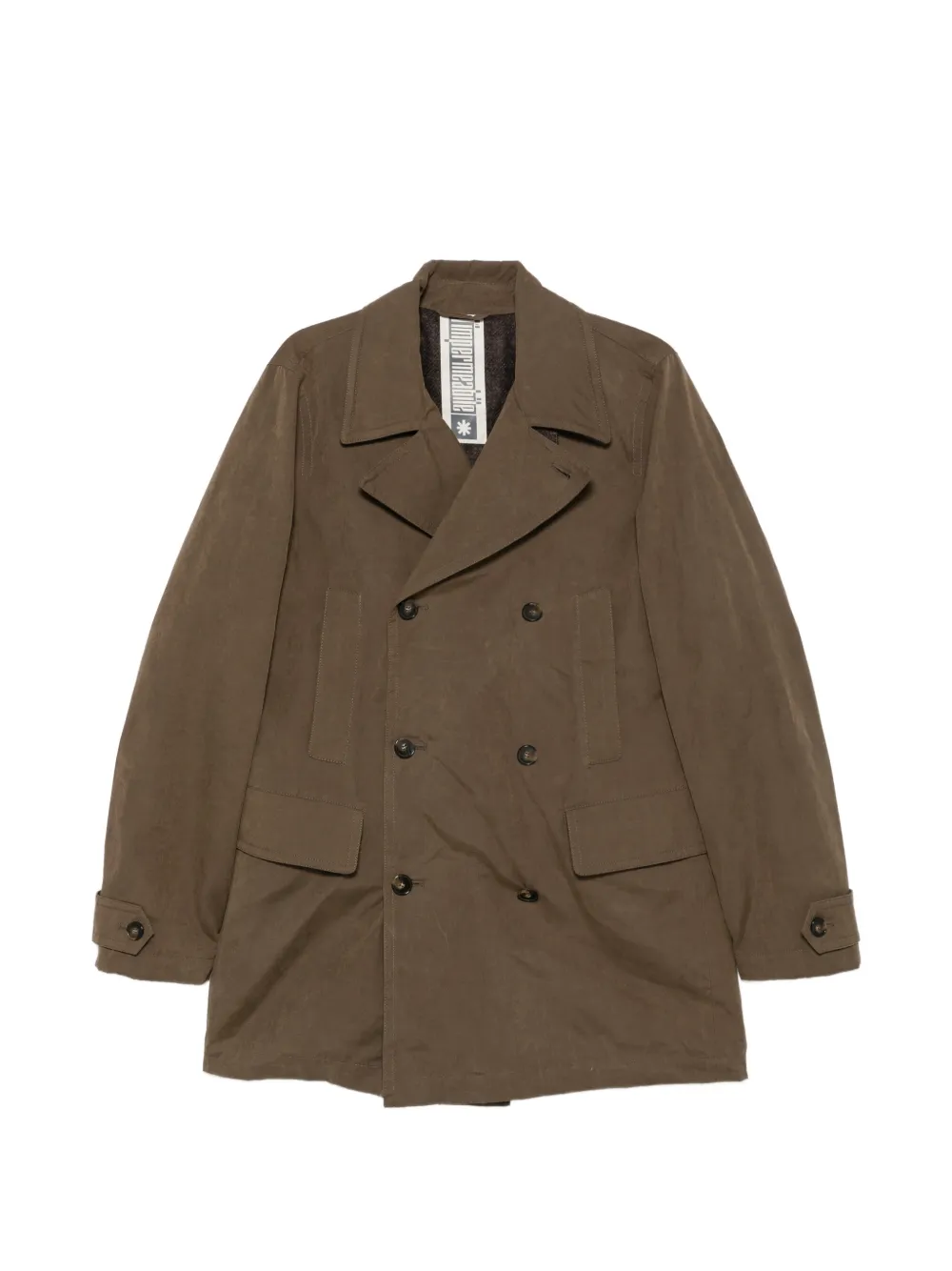 L'impermeabile Cappotto doppiopetto Terence - Verde