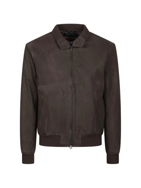 Stewart zip-up leather jacket