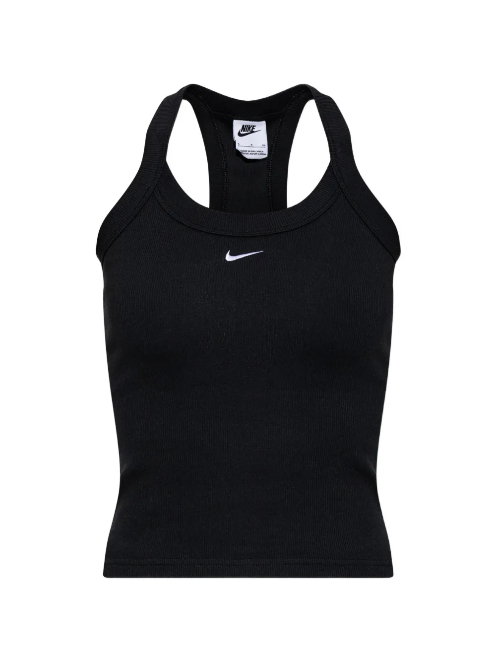 Nike Chill ribbed racerback top - Nero