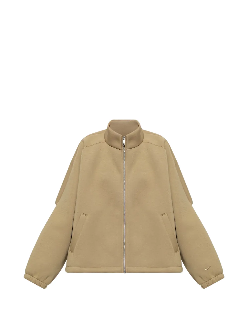 Nike zip-up high-neck sweatshirt - Nude