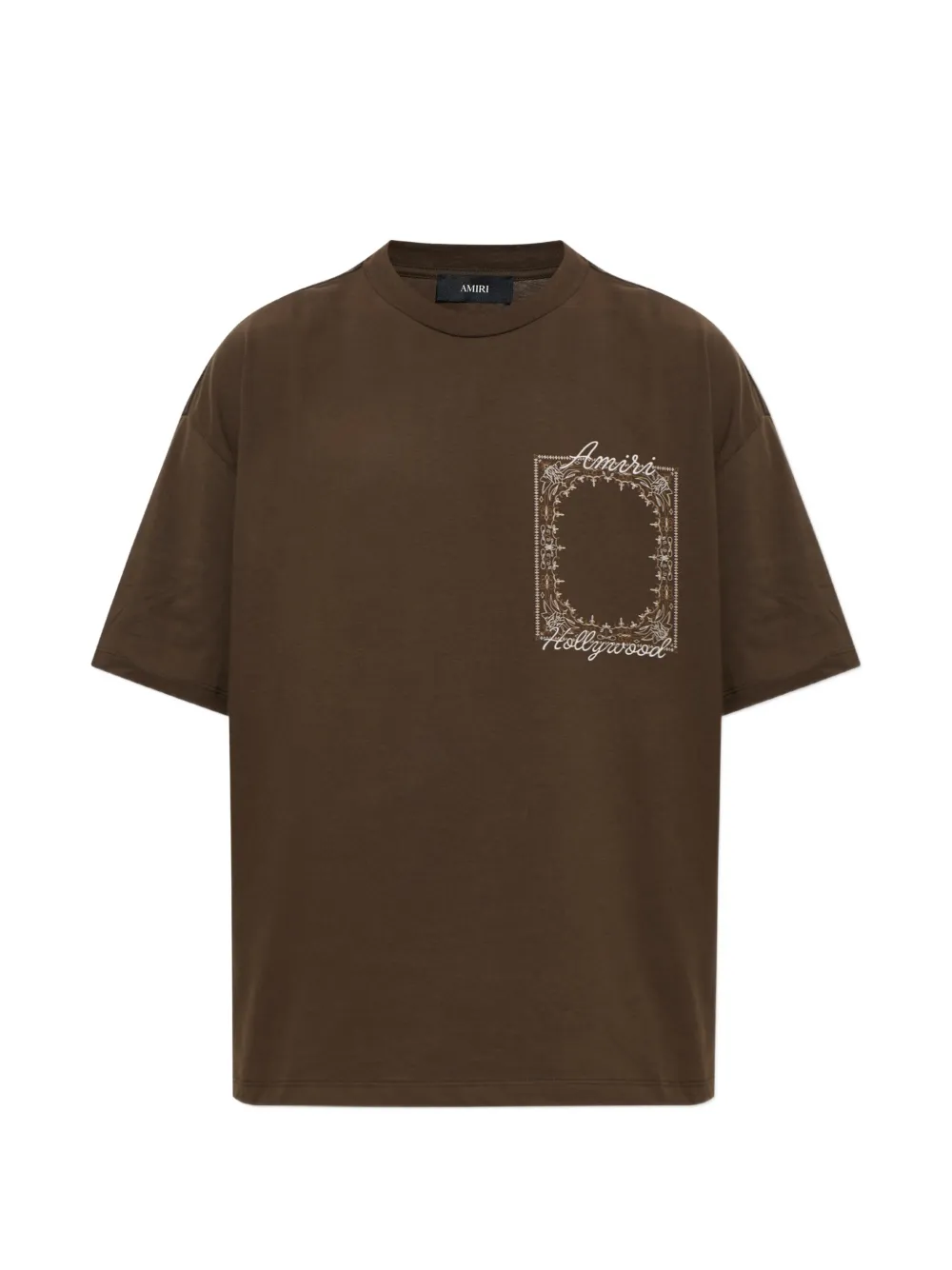 AMIRI T-shirt with logo - Braun