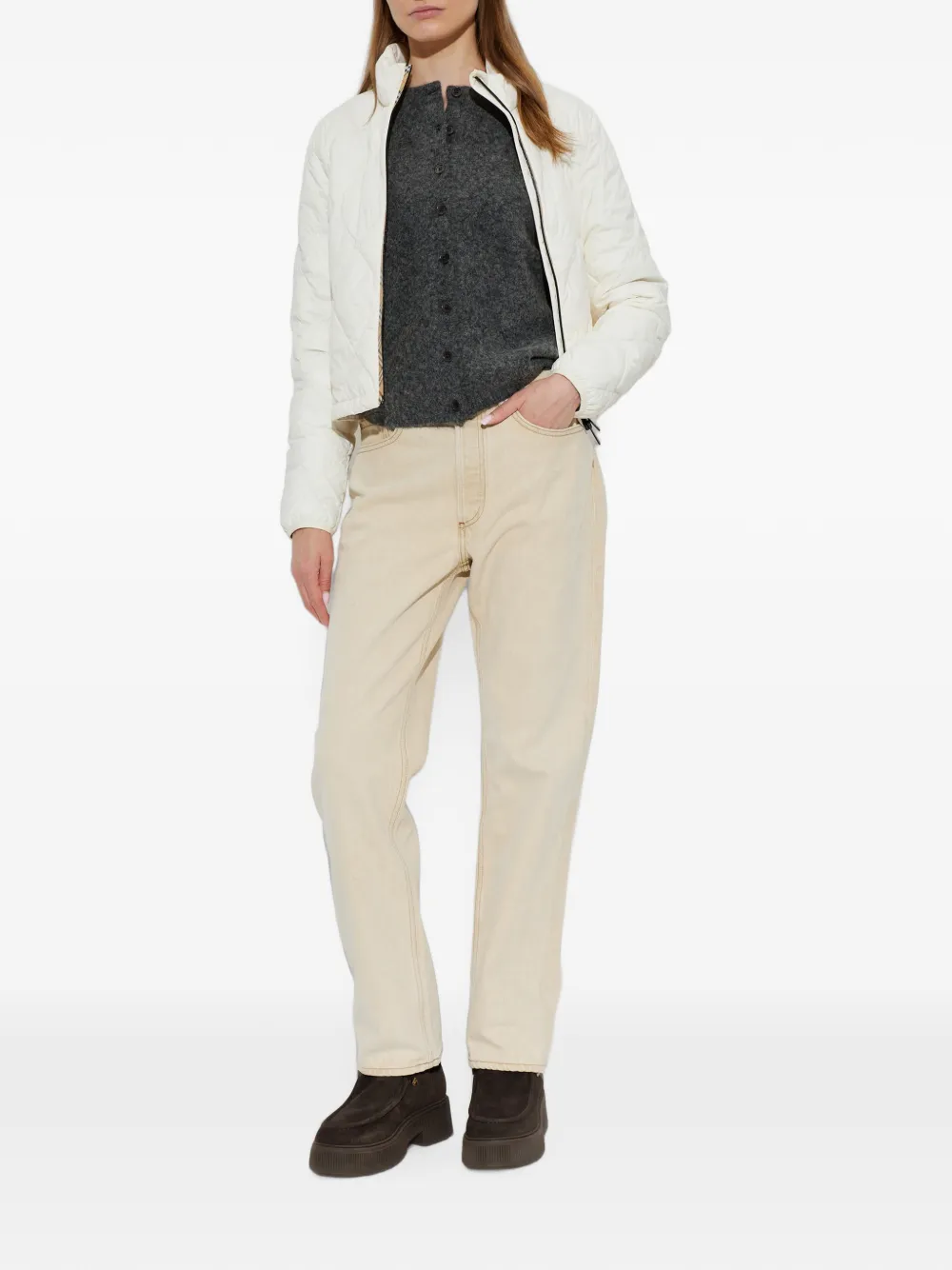 A.P.C. Button-up vest Grijs