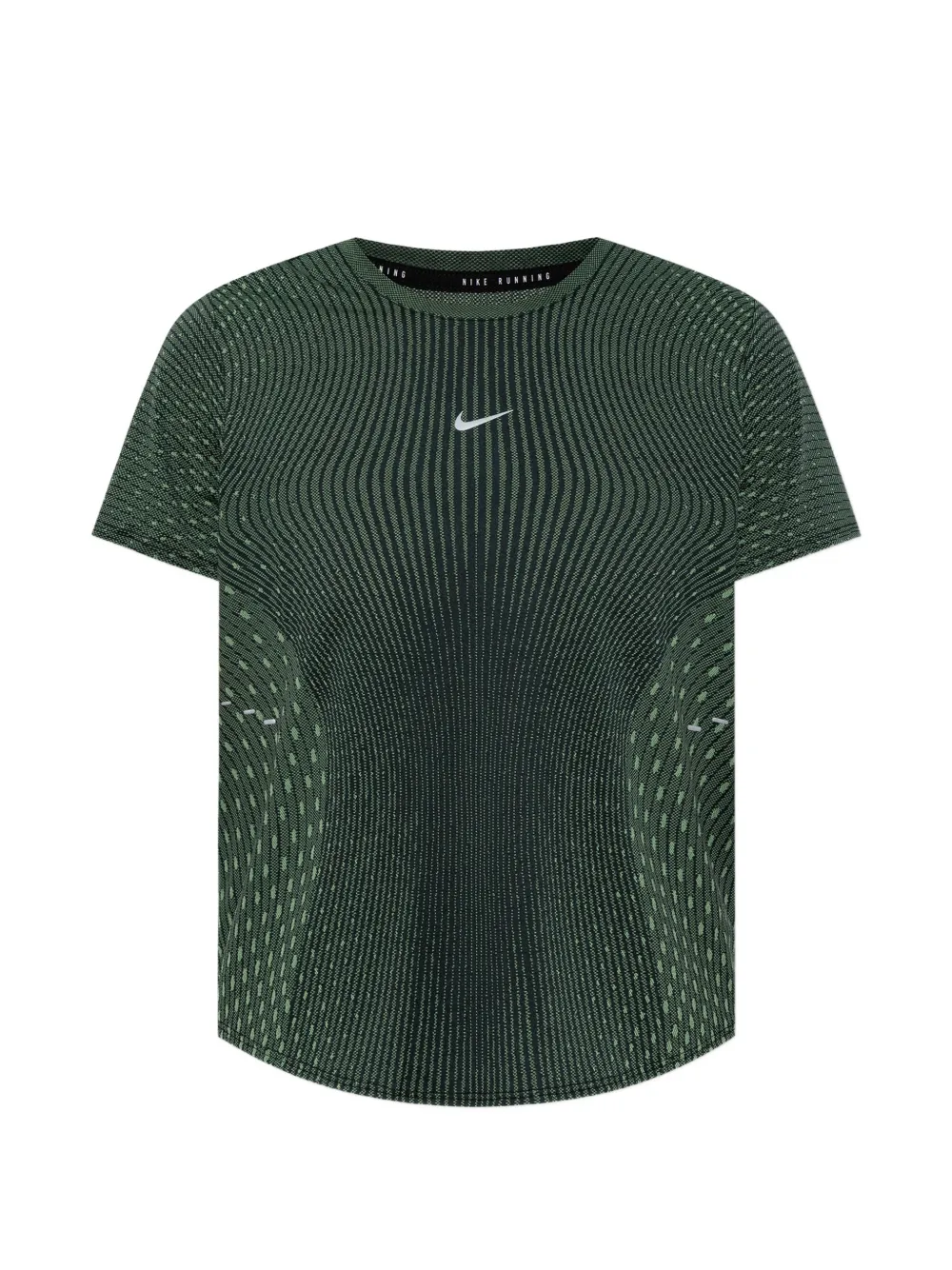 Nike Swift Aero-FIT logo-print T-shirt Groen