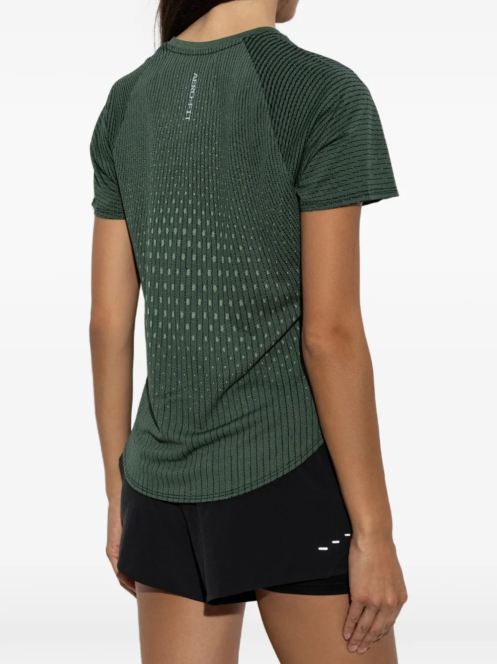 Nike Swift Aero-FIT logo-print T-shirt Groen