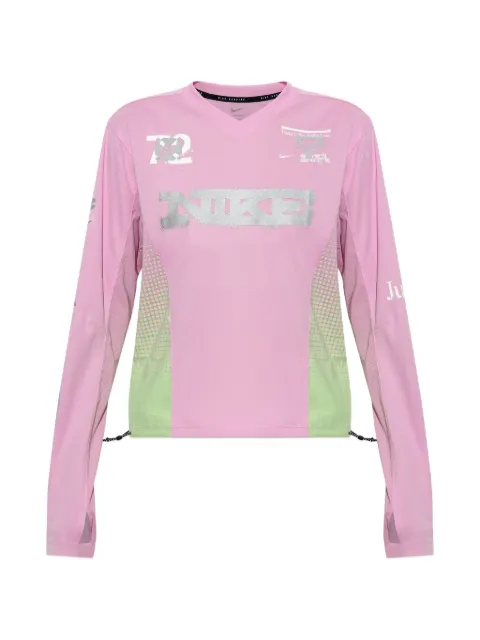 Nike Swift logo-print long-sleeve T-shirt