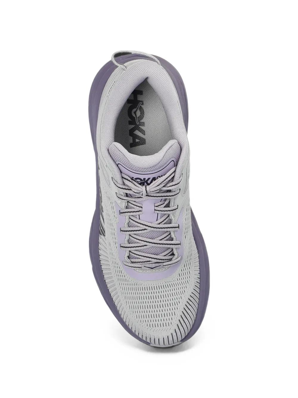 HOKA Bondi 7 lace-up sneakers Paars