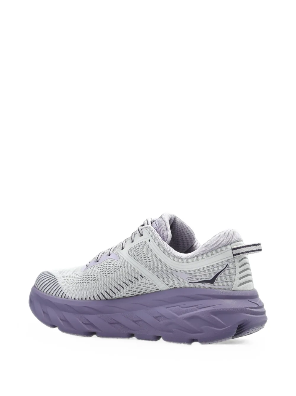 HOKA Bondi 7 lace-up sneakers Paars