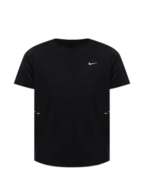 Nike logo-print mesh-panel T-shirt