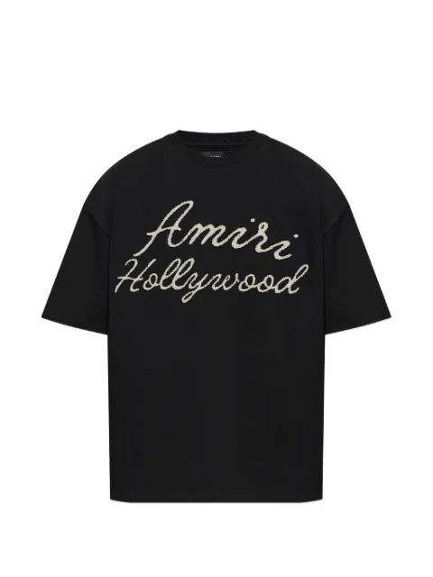 AMIRI logo-embroidered T-shirt