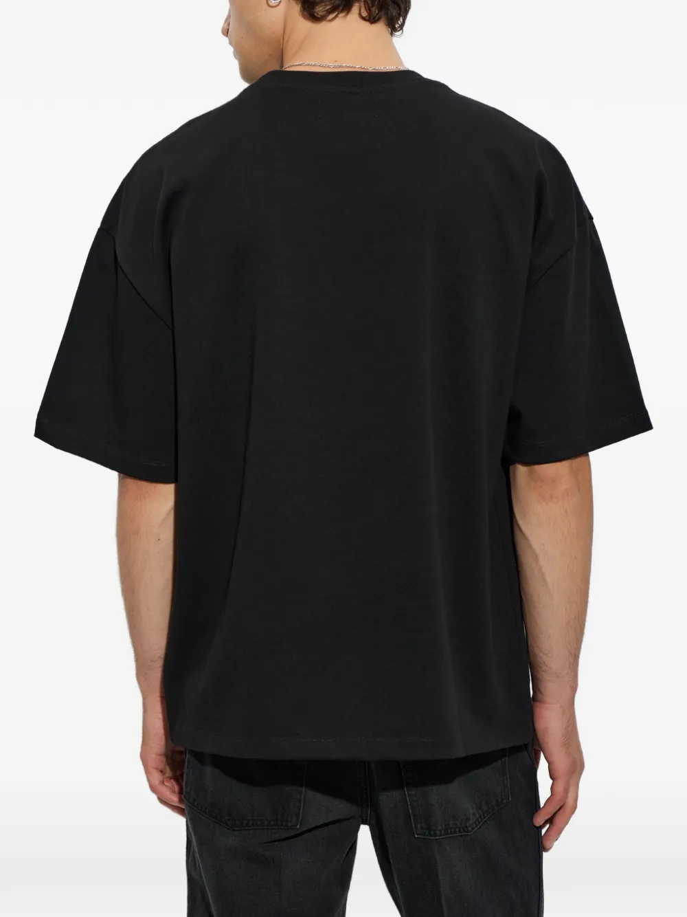 AMIRI T-shirt met geborduurd logo Zwart