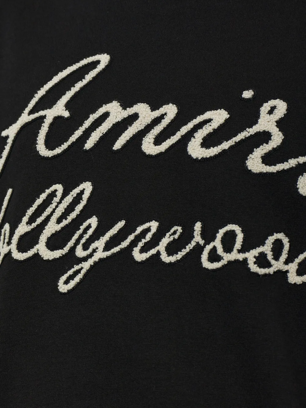AMIRI T-shirt met geborduurd logo Zwart