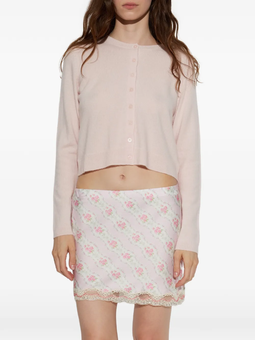LoveShackFancy Cameron vest met strikdetail Roze