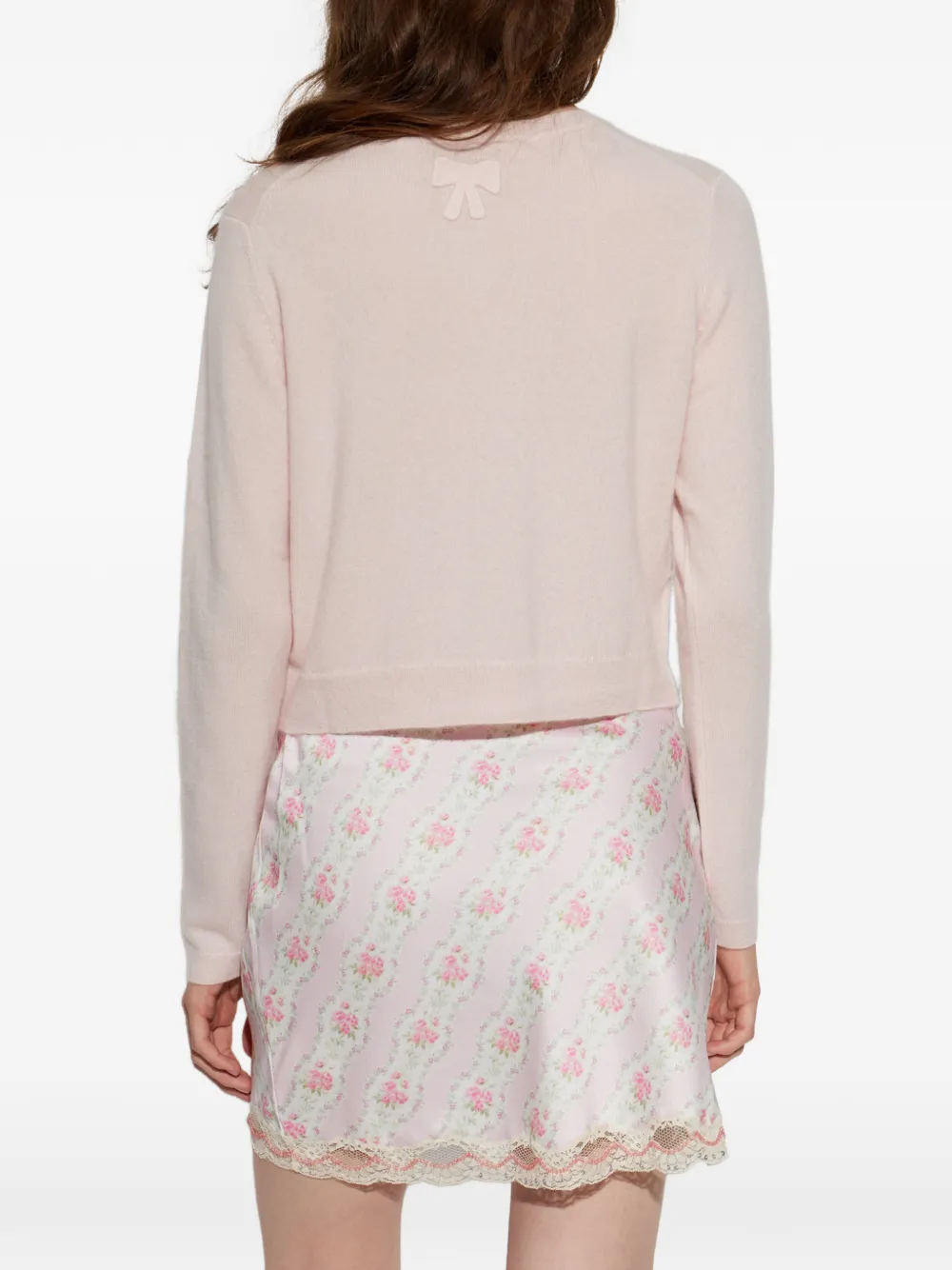 LoveShackFancy Cameron vest met strikdetail Roze
