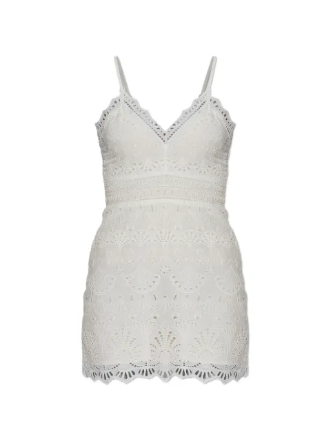 LoveShackFancy Peppy broderie-anglaise mini dress