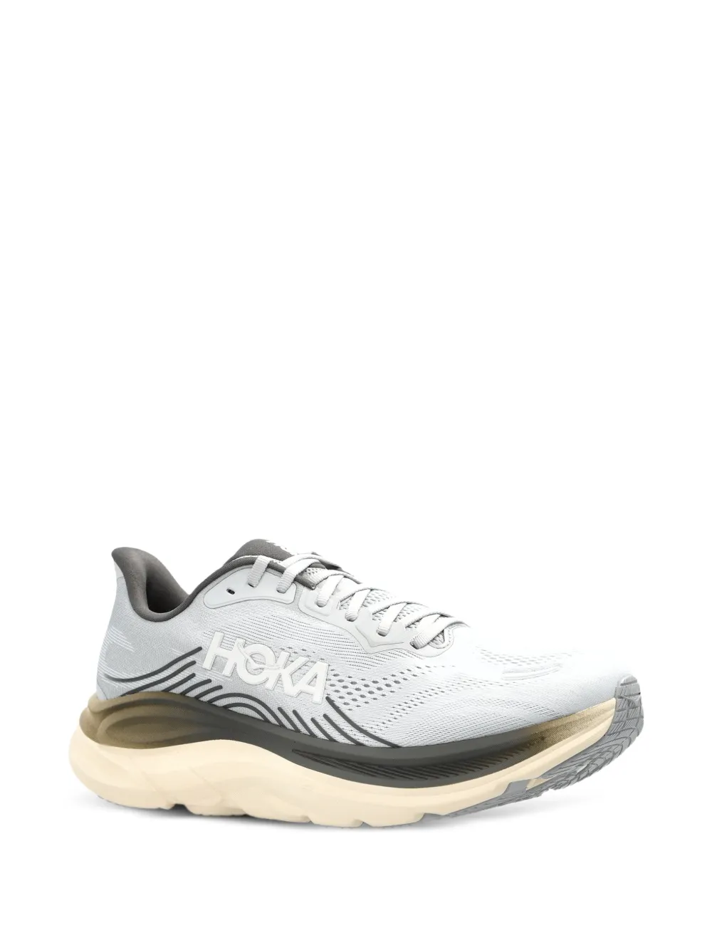 HOKA Clifton 11 lace-up sneakers Grijs
