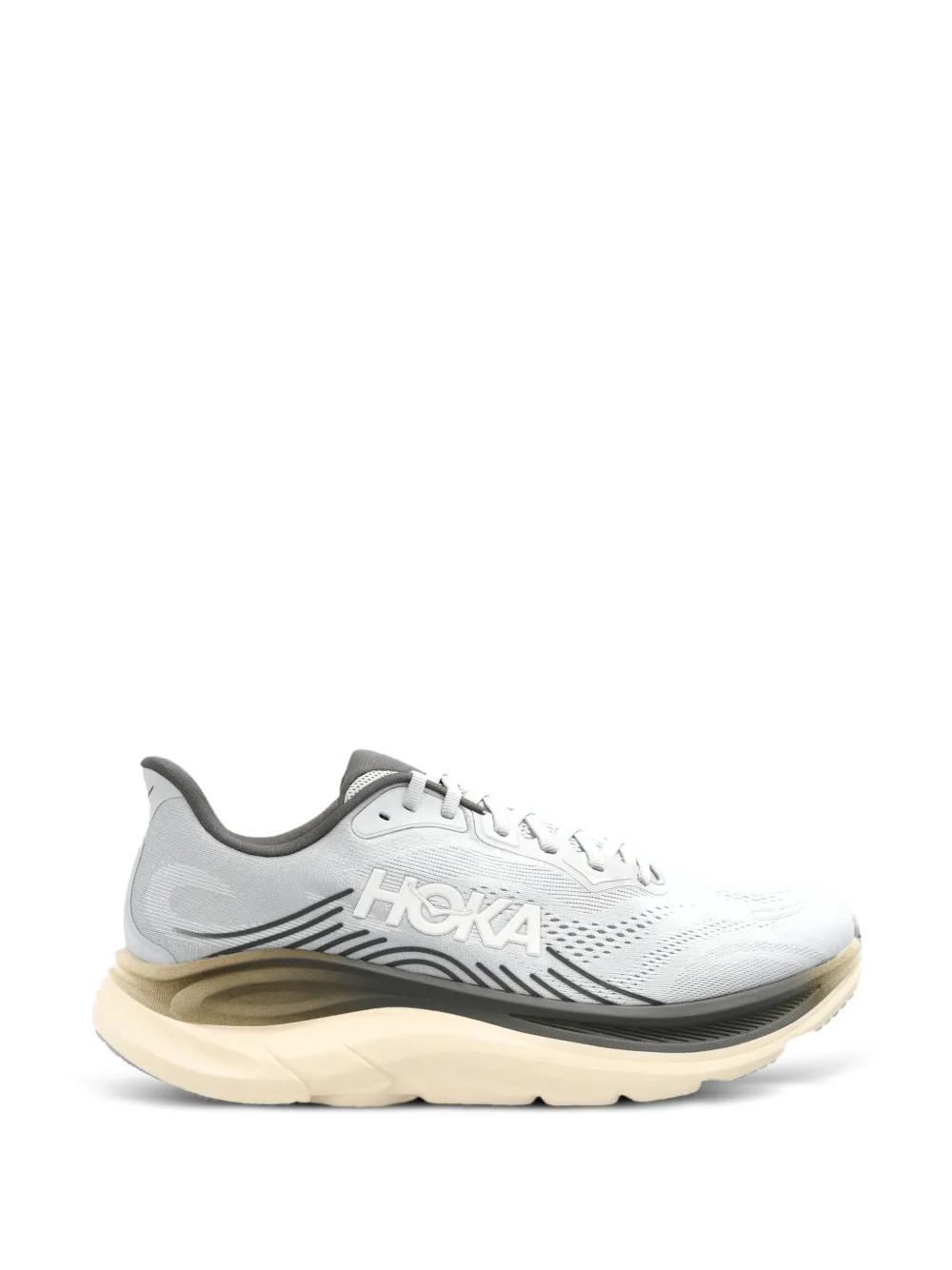 HOKA Clifton 11 lace-up sneakers Grijs