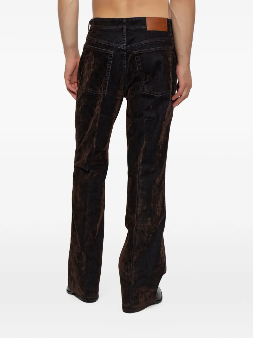 AMIRI Flock MA Fit jeans met vijf zakken Zwart