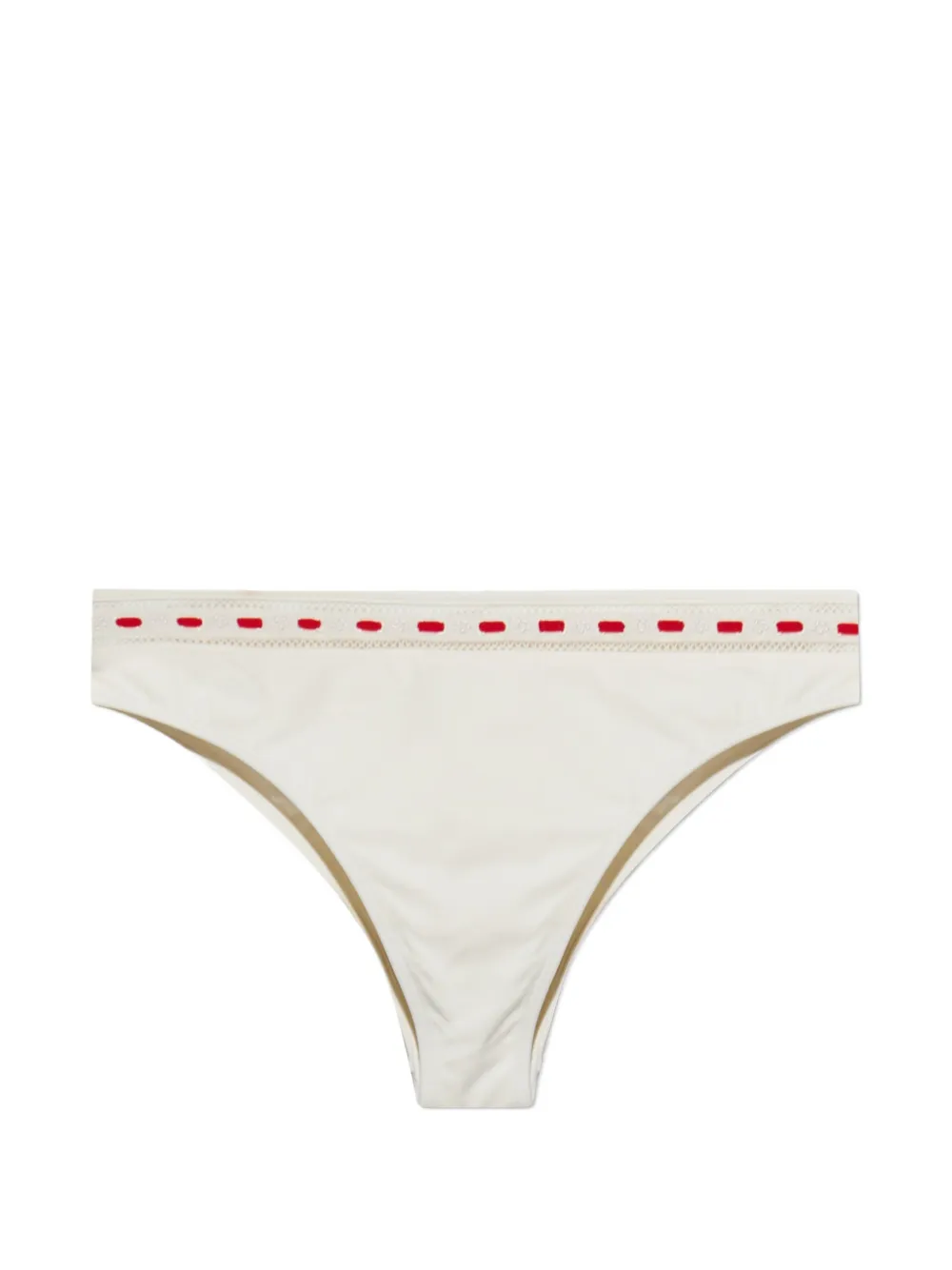 Posse Slip bikini Pia con ricamo - Toni neutri