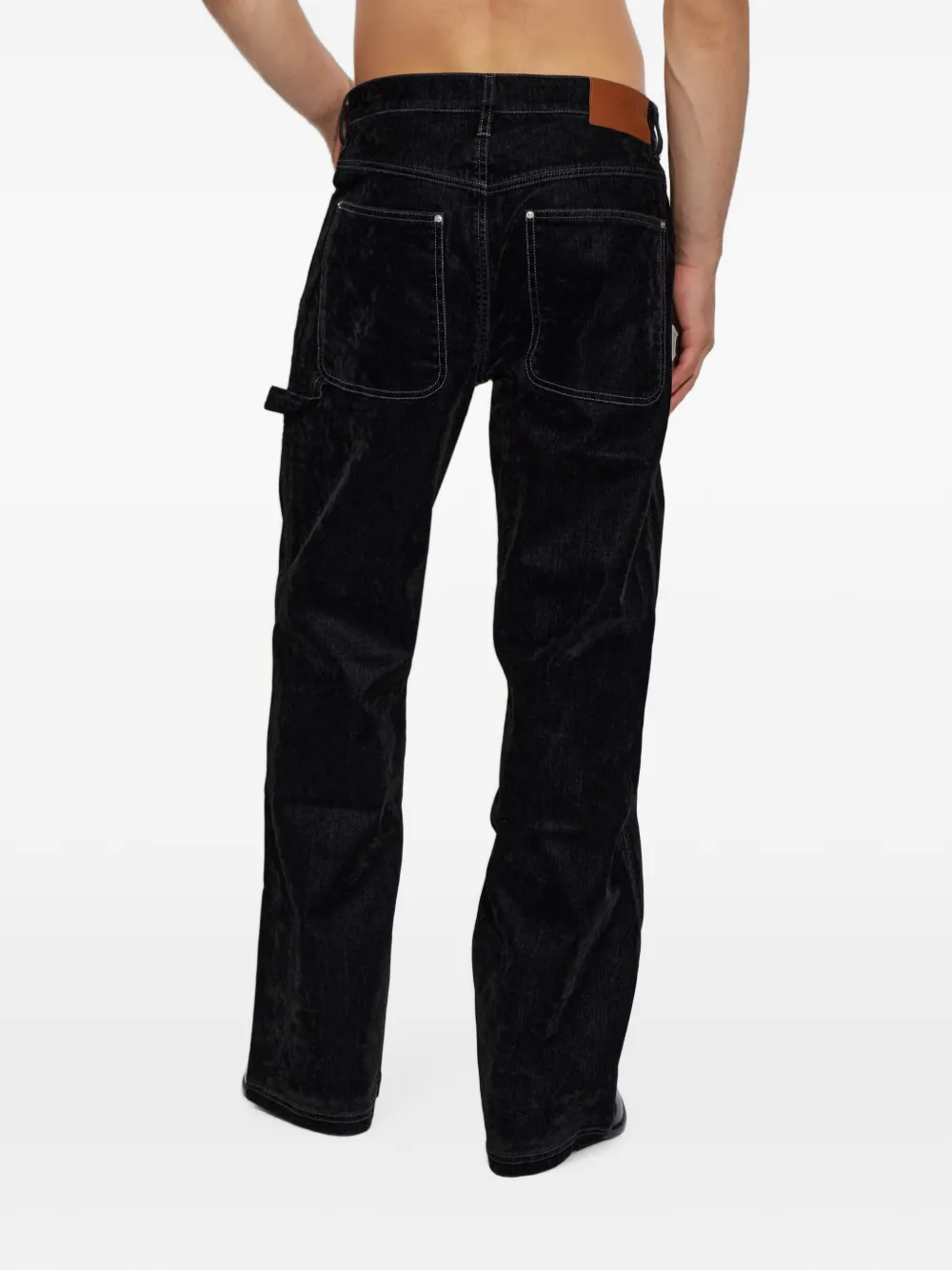 AMIRI Jeans met logopatch Zwart