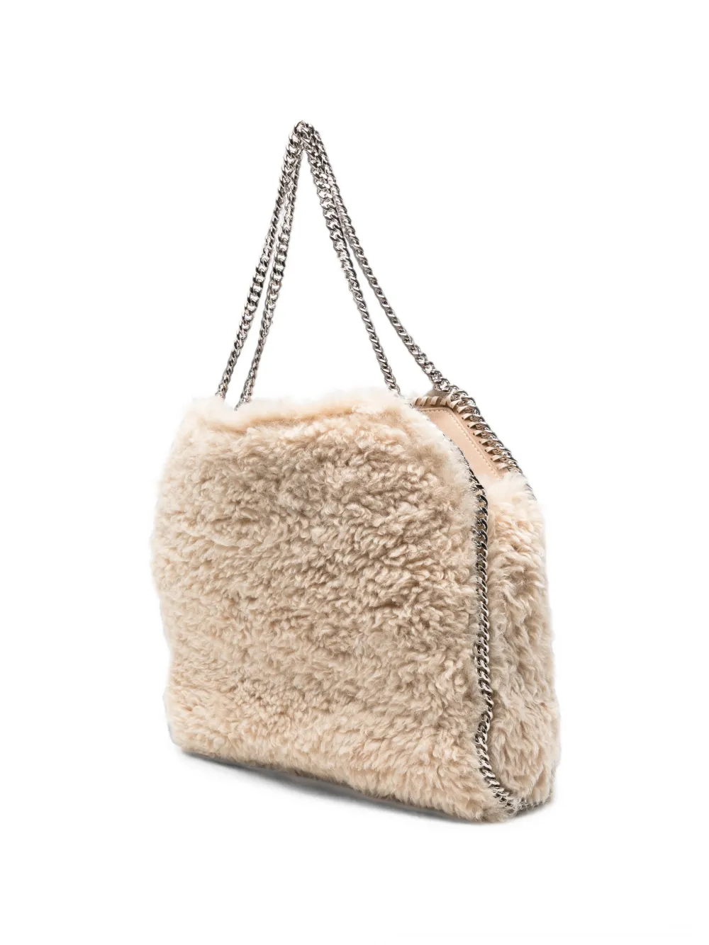 Stella McCartney Falabella shopper met ketting Beige
