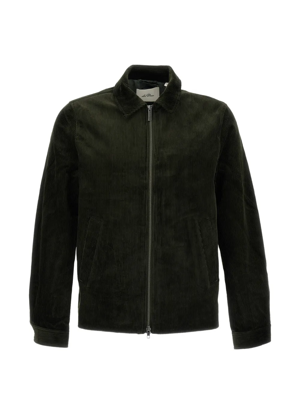 Les Deux corduroy zip-up jacket - Verde