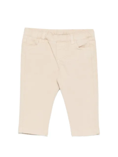 Fay Kids logo-embroidered elasticated-waistband trousers