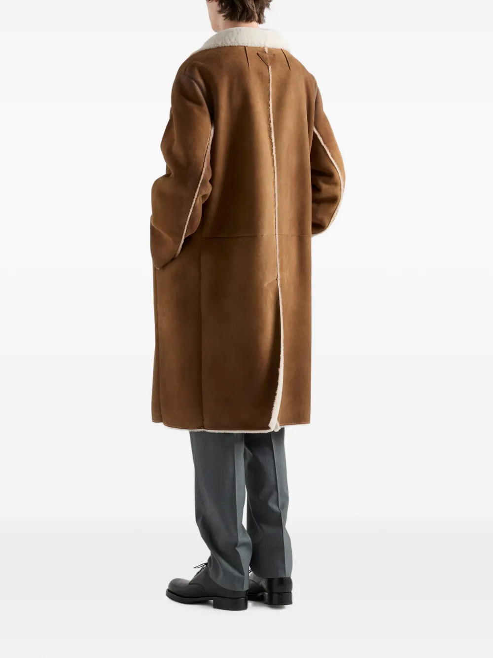 Prada Jas met dubbele rij knopen Bruin