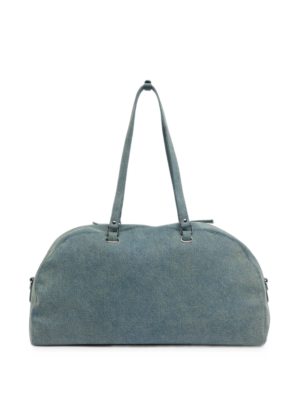 Diesel 1DR denim tas met Oval D-logo Blauw