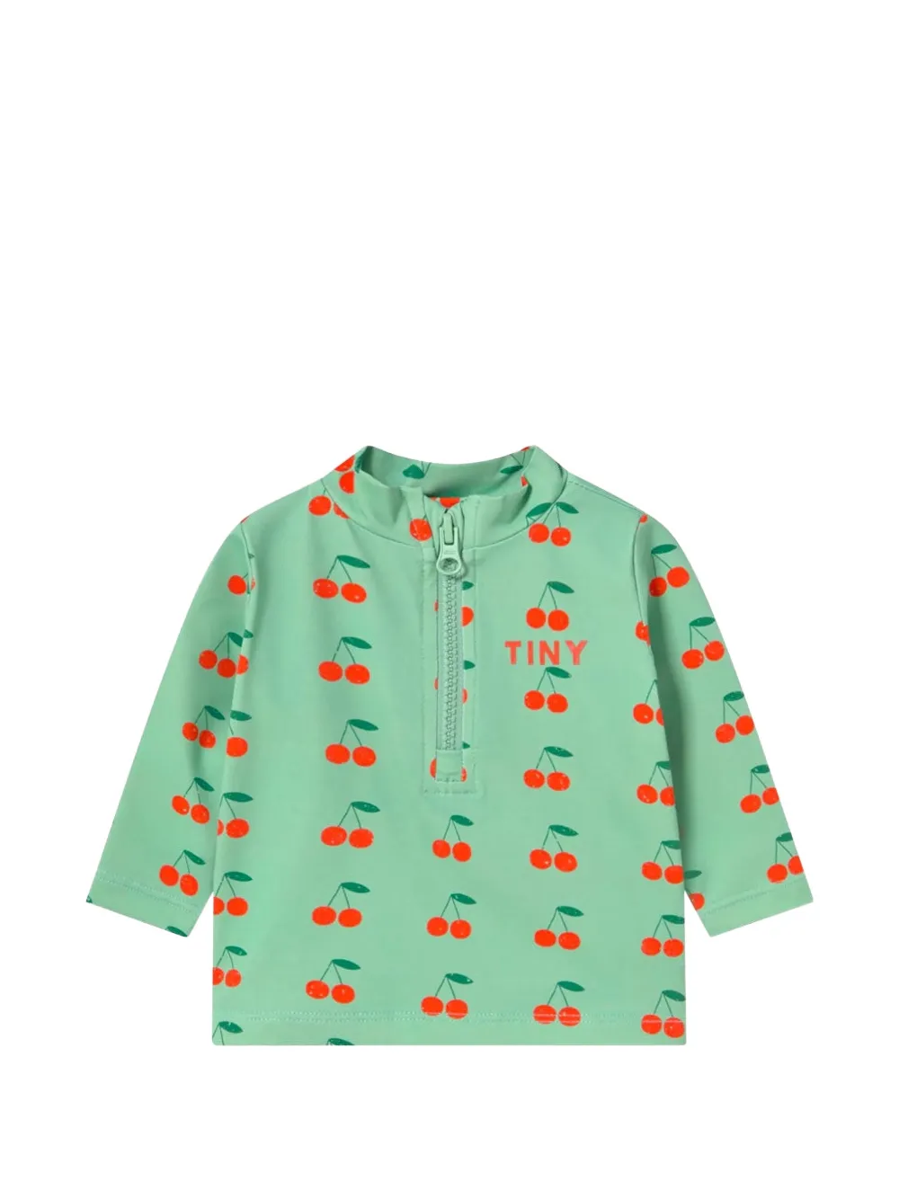 Tiny Cottons Babies' Cherry-print T-shirt In Green