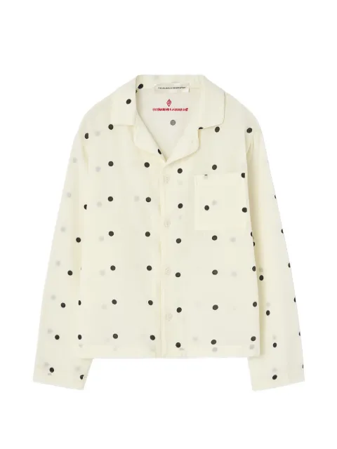 The Animals Observatory Wolf polka-dot shirt