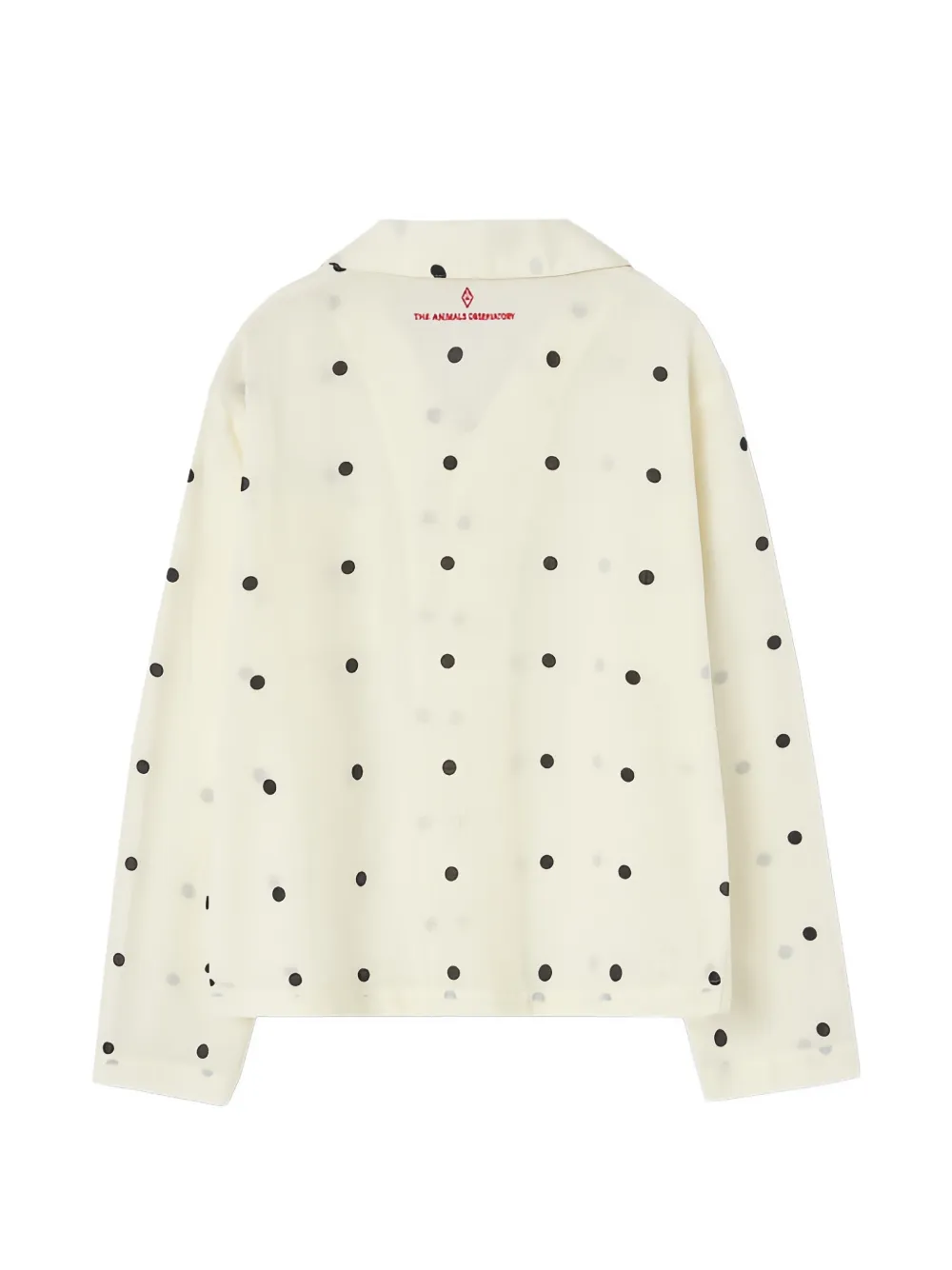 The Animals Observatory Wolf shirt met stippen Beige