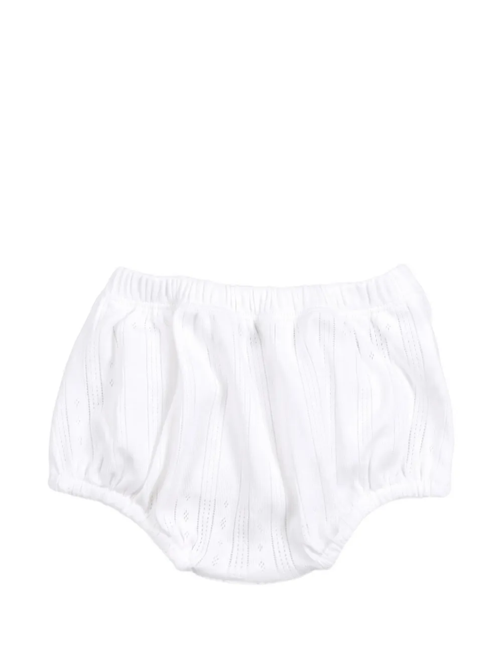 THE NEW SOCIETY Nardo pointelle-knit bloomers - White