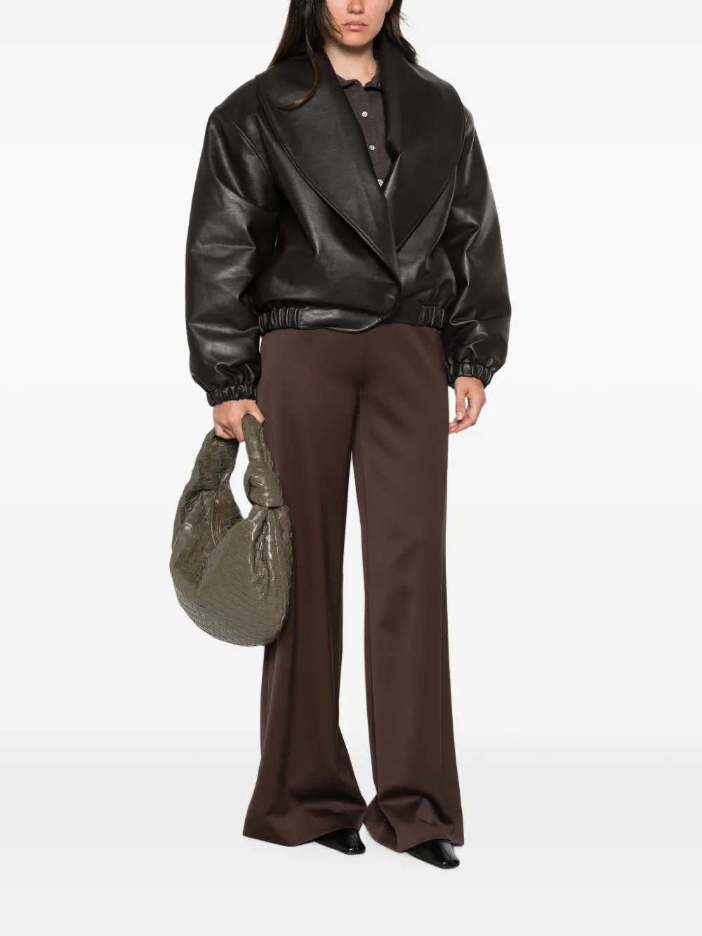 Antonio Marras Broek met geborduurd logo Bruin