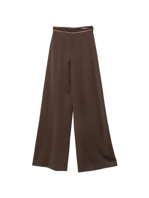 Antonio Marras logo-embroidered wide-leg trousers