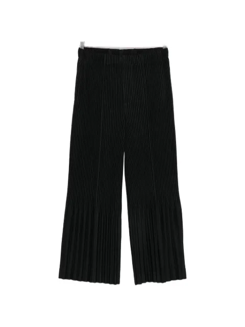 Issey Miyake plissé-effect trousers