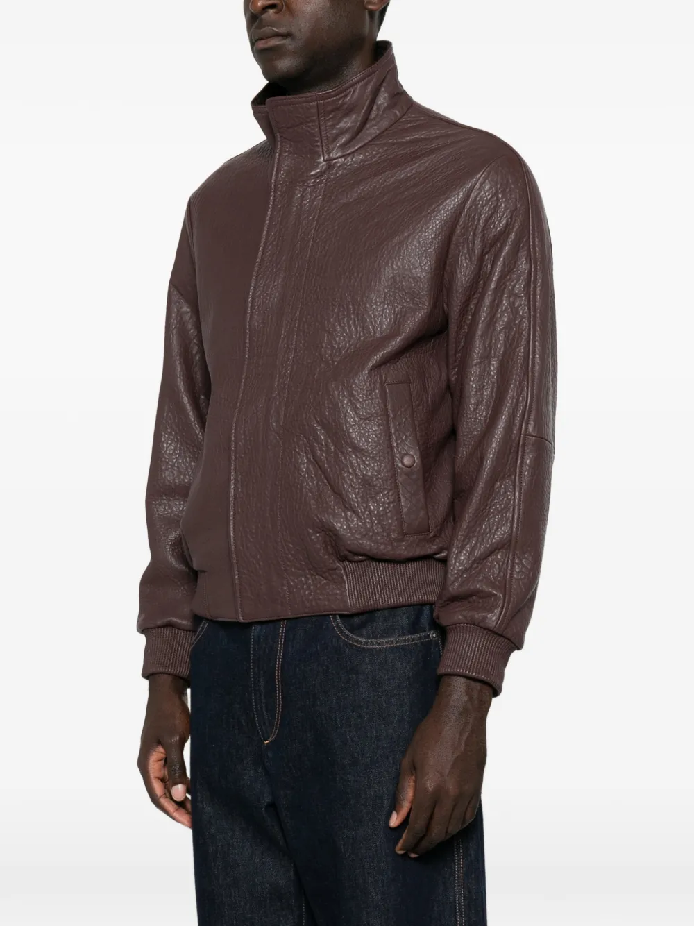 Lardini Leren jack Rood