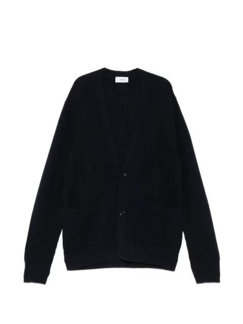 Lardini ribbed-knit V-neck cardigan