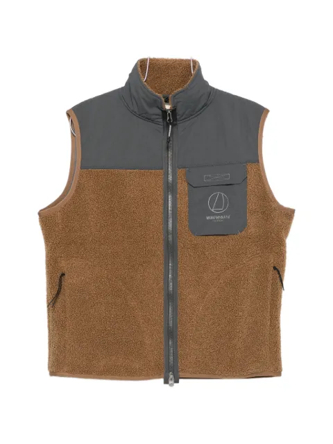 Murphy&Nye fleece-texture panelled gilet
